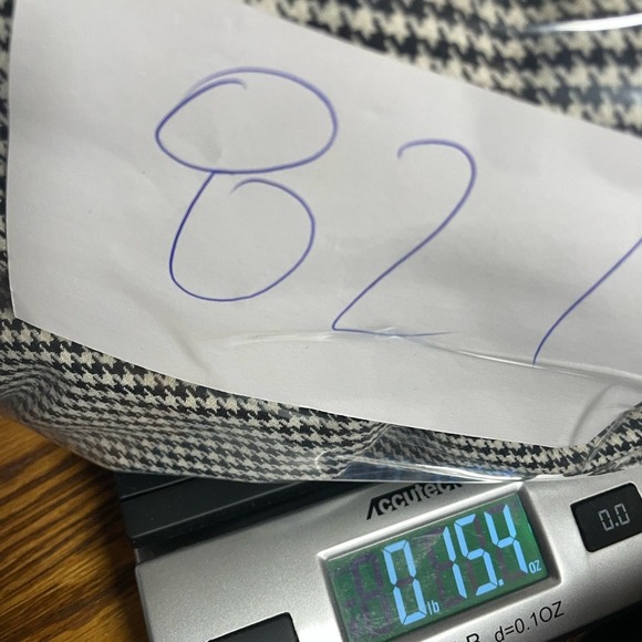 Reiss Arlo Houndstooth High Rise Black White Straight Trousers Womens 6 - Picture 16 of 16